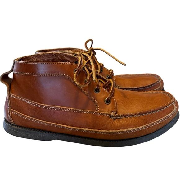 J. Crew Chukka Topsider Sperry Boots (Leather Uppers) Men’s Size 9 - Picture 2 of 7